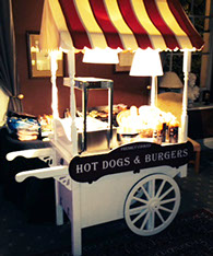 Hot Dogs & Burgers stand for Weddings and Party hire in Manchester
