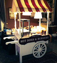 Hot Dogs and Burger Cart Hire for Halloween parties in Leeds