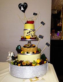 Cheese Tower and Fruit - Wedding Catering Chester