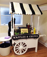 Waffles & Crepes Cart for Party & Event Hire in Manchester
